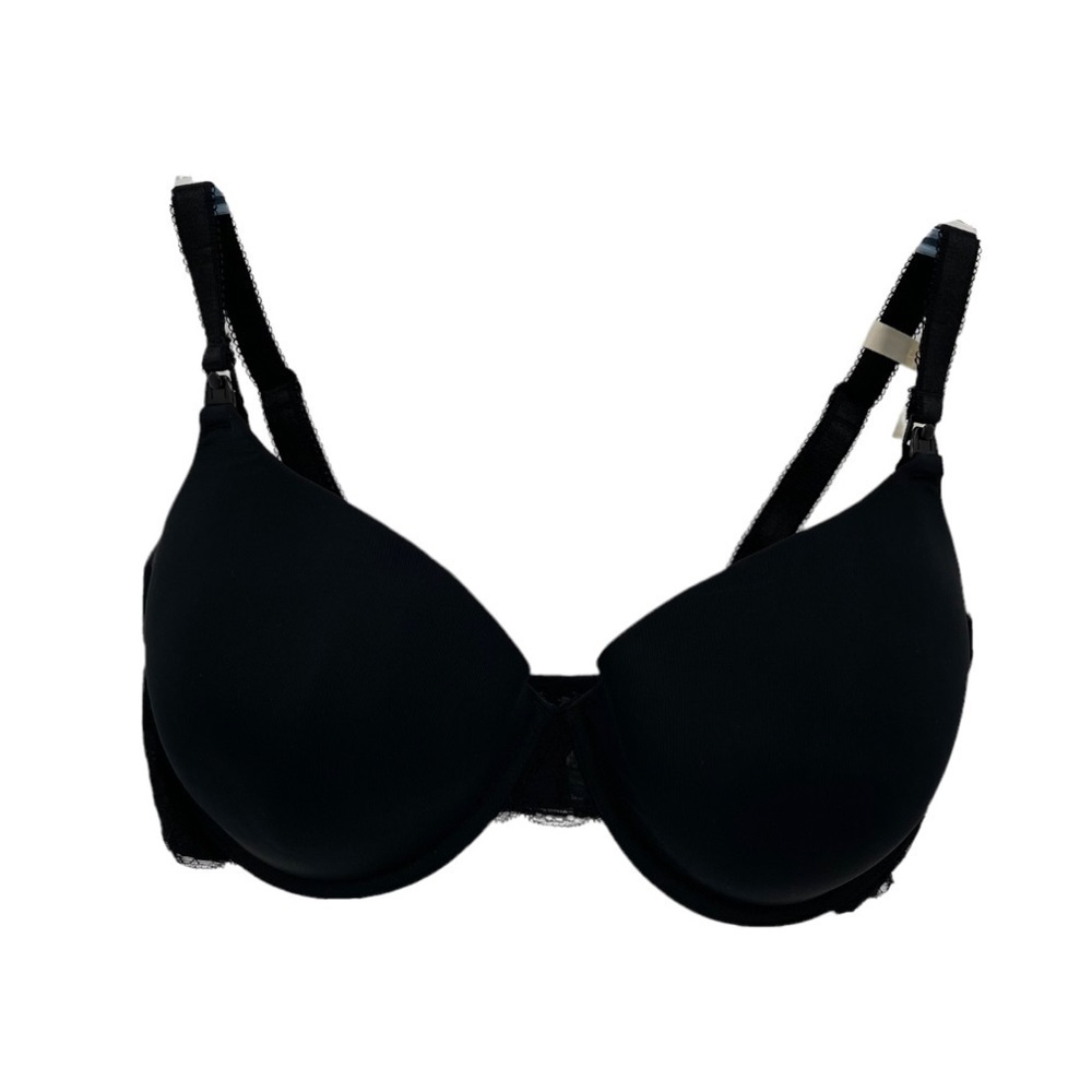 Motherhood Intimates Women’s Emma Black Nursing Demi Bra Size 40D NWT